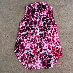 H&M Pink Leopard Print Tank